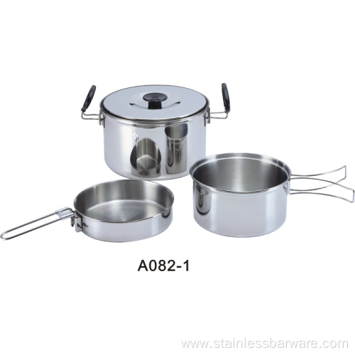 Camping Cookware Set for One Person Outdoor Use